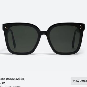 Gentle monster Her 01. Elegant Black Sunglasses, like new condition.